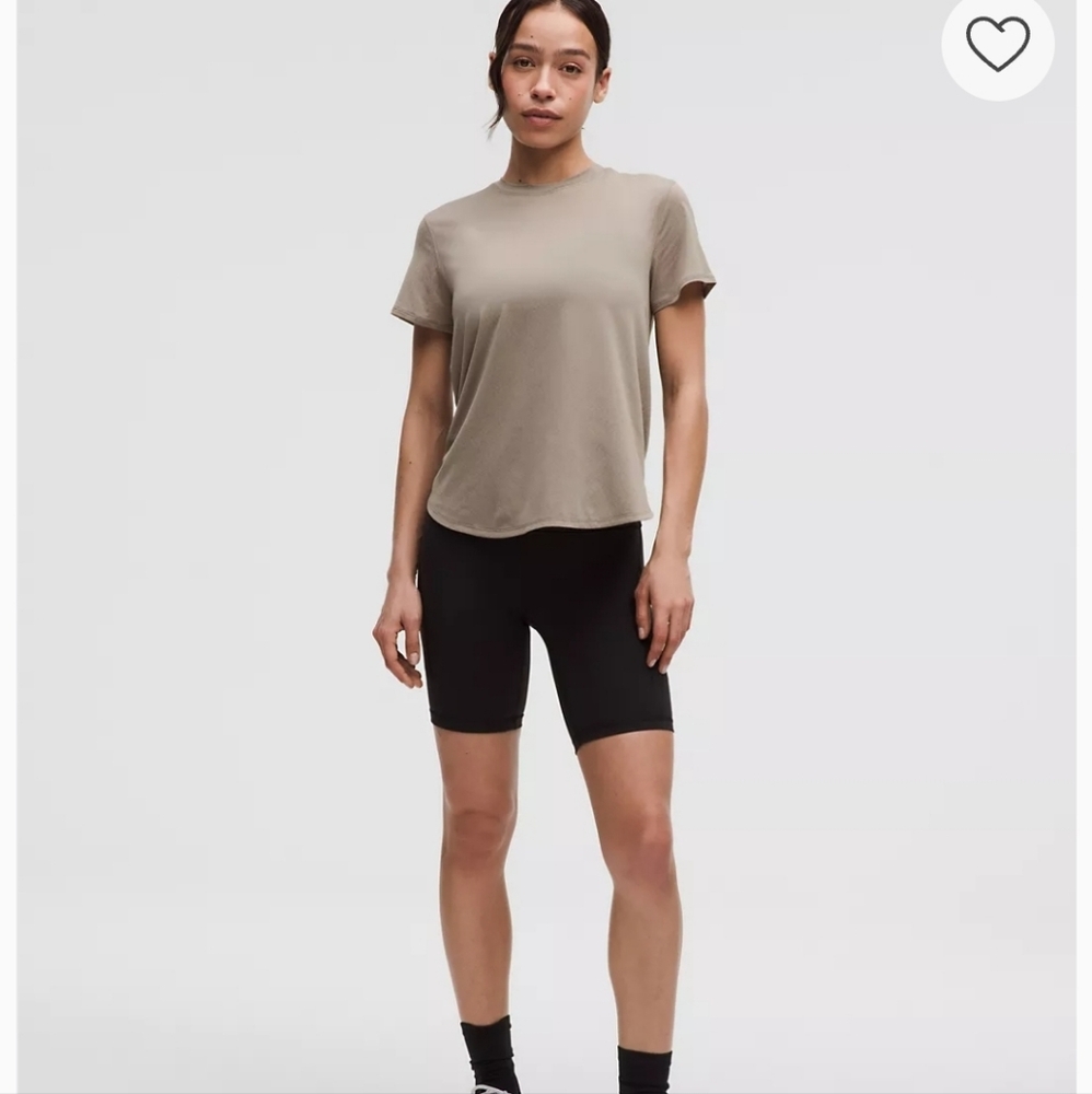 lululemon athletica Tan Short Sleeve Tee